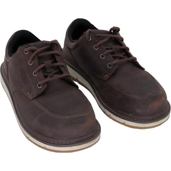 KEEN Utility Chicago Oxford Composite Toe Work Shoes Tobacco/Black Men's US 7M - Picture 4 of 6